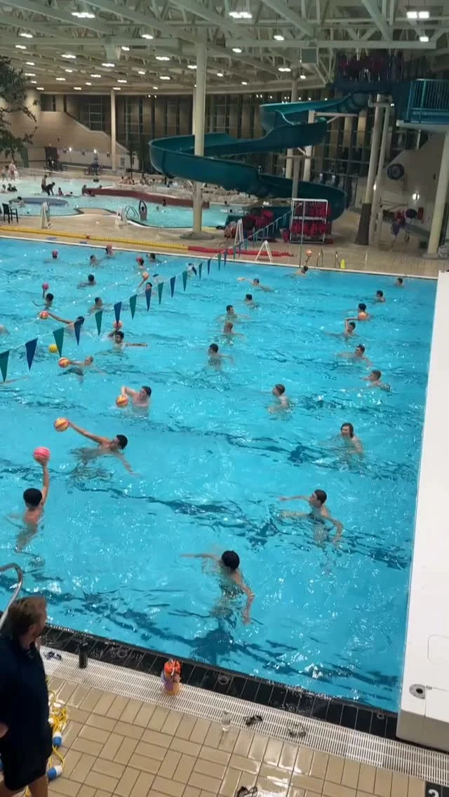 Friday nights are better with a full pool. 14U, 16U & 18U all bringing the energy. #SurreyWaterPolo #WhereChampionsGrow